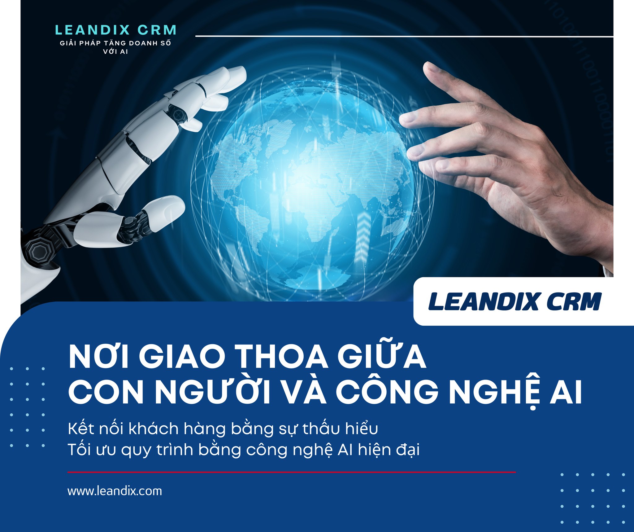 Leandix - Đơn vị hàng đầu CRM có tích hợp Al 